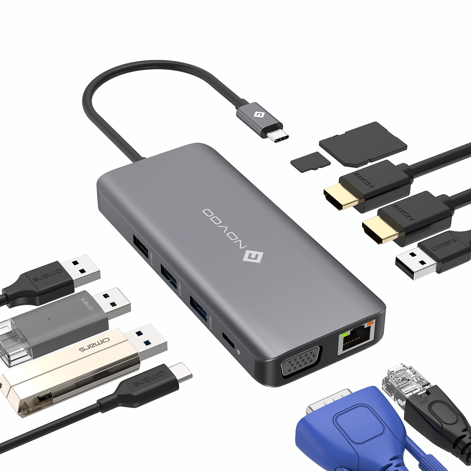 Adaptateur USB C 11 en 1