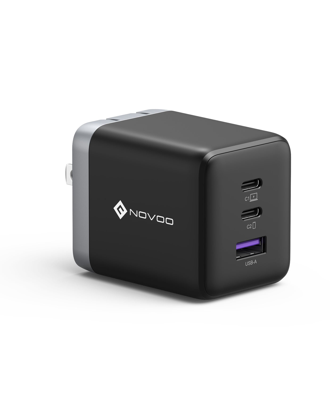 NOVOO 100W 3-Port Fast GaN Charger