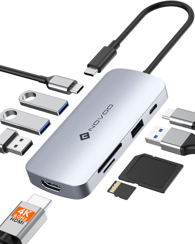 NOVOO 9 in 1 R9C USB C HUB