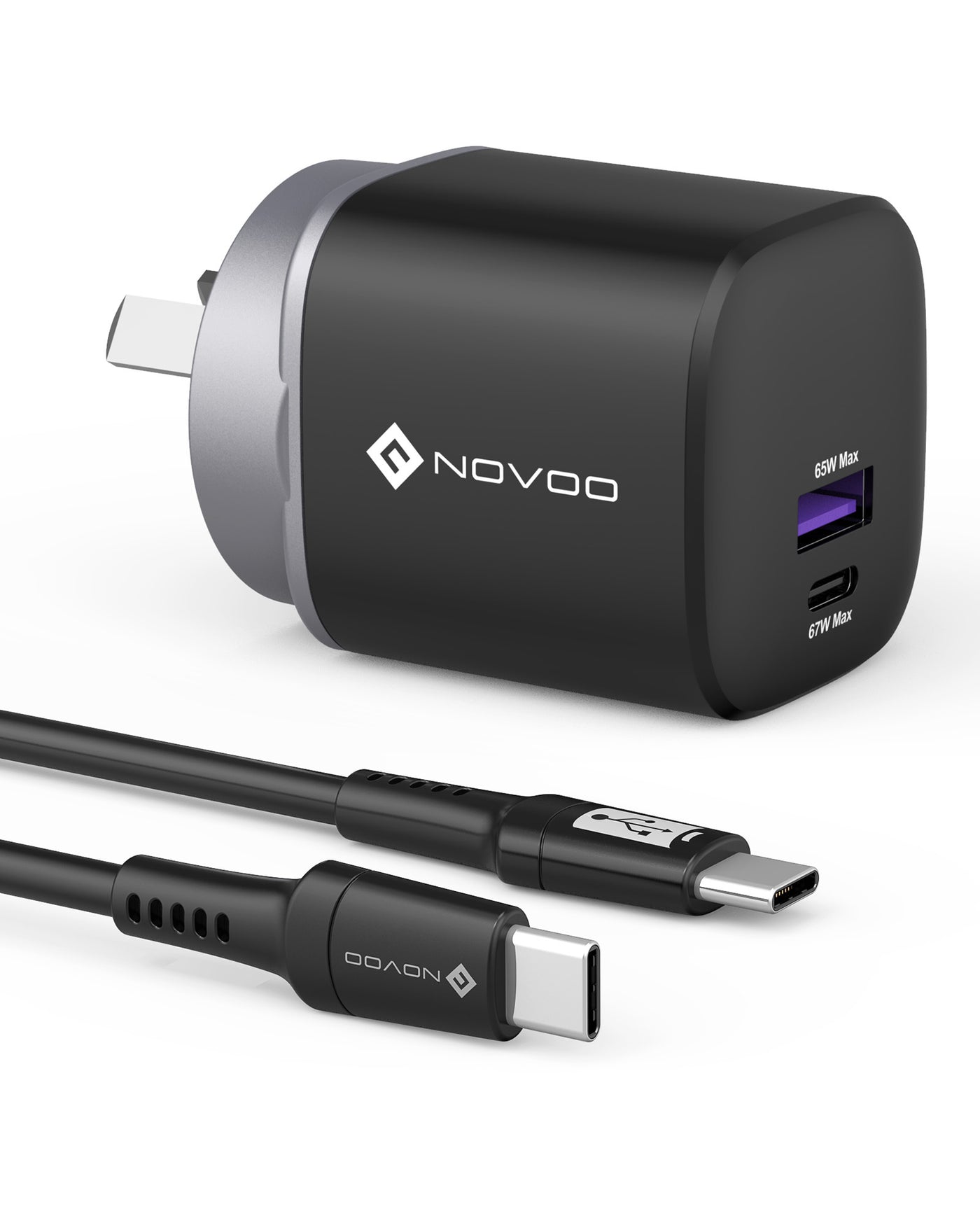 NOVOO RG67 SuperVOOC 67W GaN Charger