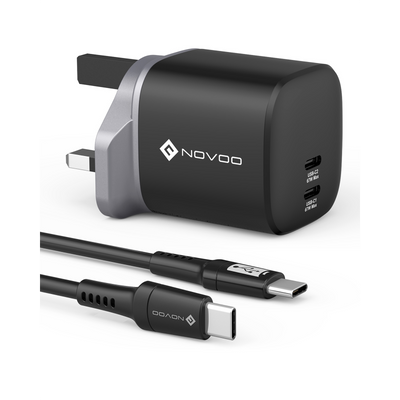 NOVOO RG67 PPS 67W Dual USBC GaN Charger -UK