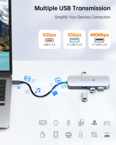 NOVOO 9 in 1 R9C USB C HUB