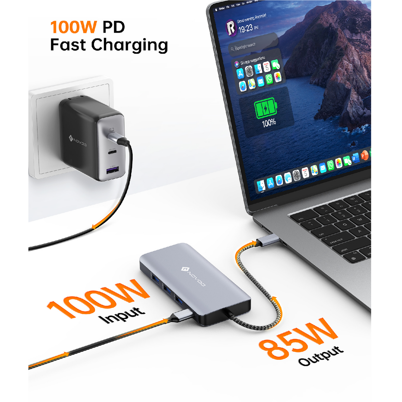 NOVOO RM11PRO+ NEW 8K USB C HUB Triple Display