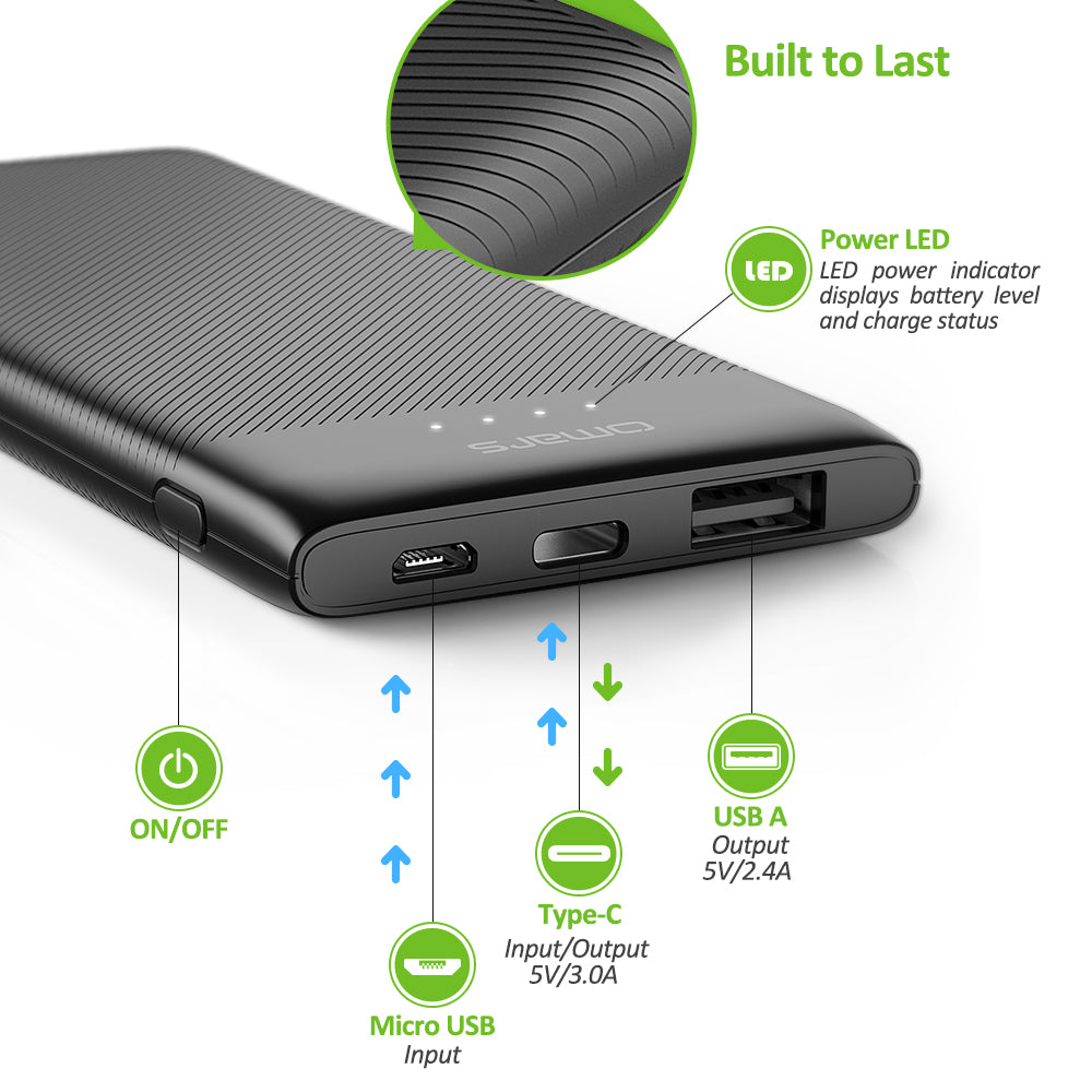 Omars PW37 5000mAh Powerbank