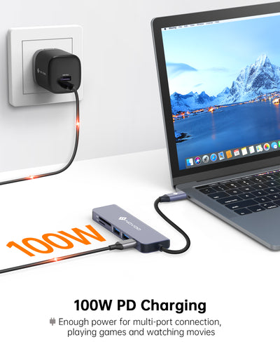 NOVOO 6-IN-1 R6 PD USB C HUB