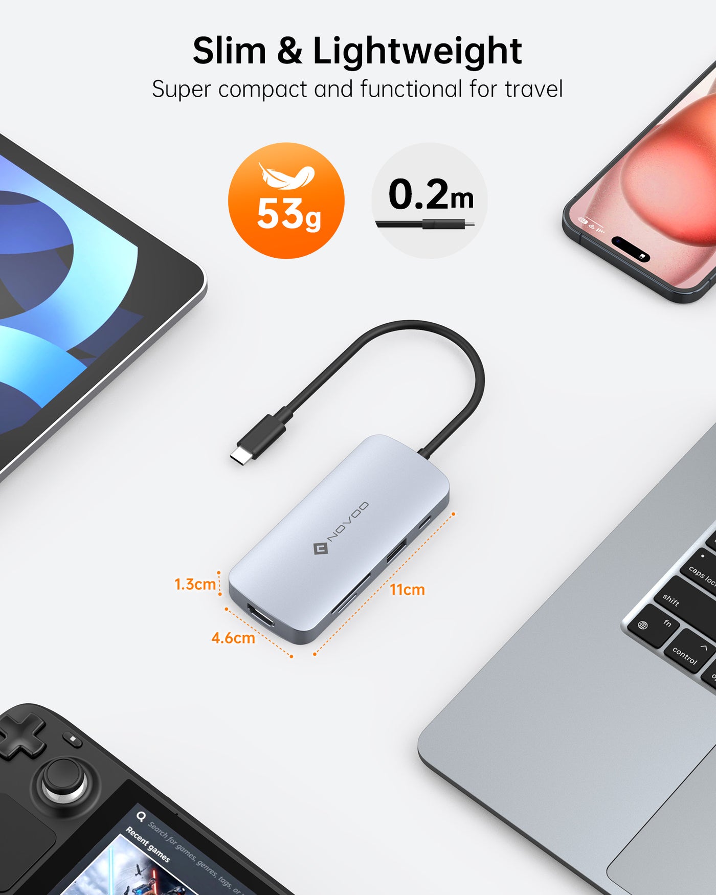 NOVOO 9 in 1 R9C USB C HUB