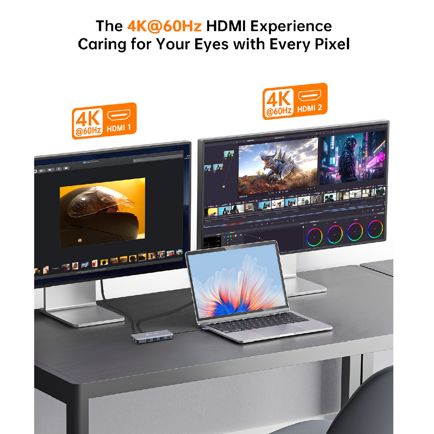 NOVOO RM11PRO+ NEW 8K USB C HUB Triple Display