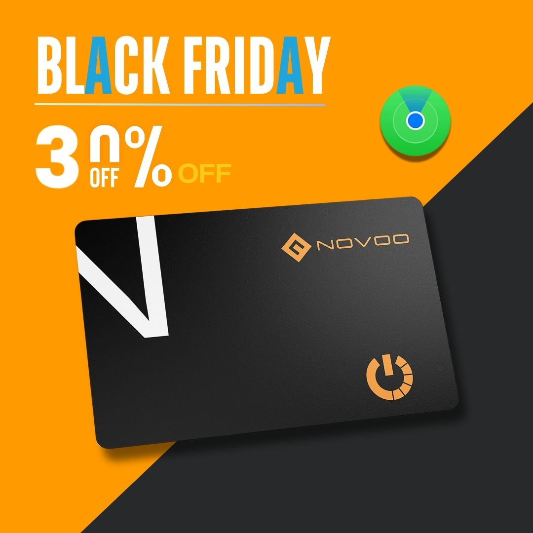 NOVOO Smart Bluetooth Wallet Tracker Card (iOS Only)